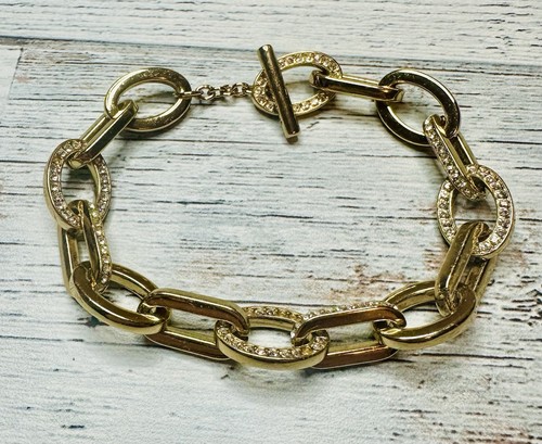 Alex and ani gold - tone, crystal